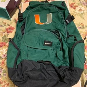 University of Miami Nike Back Pack